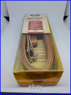 (NOS) Uncle Mike's Leather Adjustable 1 1/4 Military Sling #2611-3 Vintage