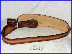 NOS Vintage AA&E Leather Craft Rifle/Shotgun Sling Gun Strap Padded #1036 (8)
