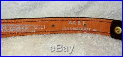 NOS Vintage AA&E Leather Craft Rifle/Shotgun Sling Gun Strap Padded #2011 (5)