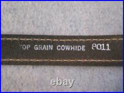 NOSVintage AA&E Padded Top Grain Brown Leather Rifle Shotgun Gun Sling / Strap