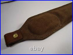 New Aa&e Leather Deer Design Contour Cushion Carrying Strap Sling 2000 Series