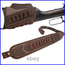 New Gun Shell Holder Sling Strap. 22LR. 30/30.308 with Matched Gun Buttstock