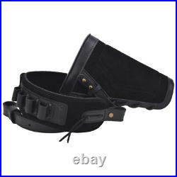 New No Drill Shotgun Cheek Rest Butt Stock with Padded Ammo Sling 12/16/20GA