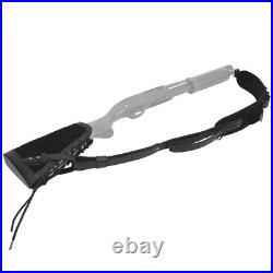New No Drill Shotgun Cheek Rest Butt Stock with Padded Ammo Sling 12/16/20GA