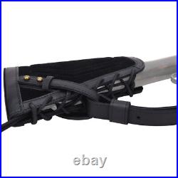 New No Drill Shotgun Cheek Rest Butt Stock with Padded Ammo Sling 12/16/20GA