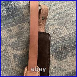 New Old Stock PathFinder USA Tooled Leather Embossed Rifle Sling CN393P