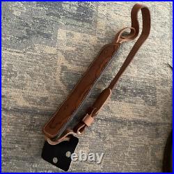 New Old Stock PathFinder USA Tooled Leather Embossed Rifle Sling CN393P