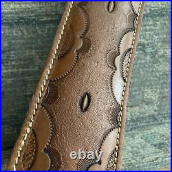 New Old Stock PathFinder USA Tooled Leather Embossed Rifle Sling CN393P