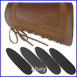 New Rifle Leather Buttstock And Shoulder Sling For. 30-06.308.45-70.22-250