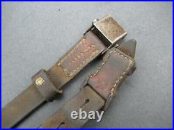 Nice late war 98k WWII German Mauser rifle leather sling for K 98 K98 G43