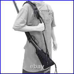 No Drill Leather Gun Sling Loop Mount with Rifle Cheek Rest Shell Holder for