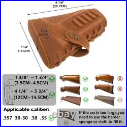 No Drill Leather Gun Sling Strap with Gun Buttstock Sleeve for. 357.30/30