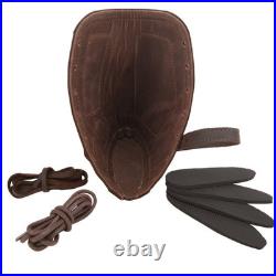 No Drill Leather Gun Sling with Cheek Rest & Shell Holder for. 357 30-30 45-70 1