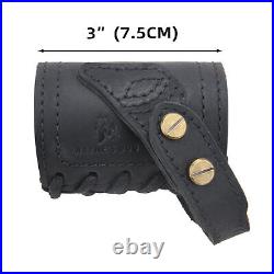 No Drill Leather Rifle Gun Buttstock Cheek Rest with Gun Sling. 22LR. 30/30.308