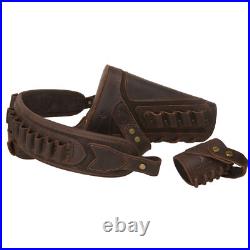 No Drill Leather Rifle Gun Buttstock Cheek Rest with Gun Sling. 30/30.308.22LR