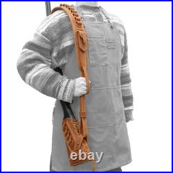 No Drill Leather Rifle Sling with Gun Buttstock for Lever Action. 357.30-30