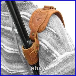No Drill Leather Rifle Sling with Gun Buttstock for Lever Action. 357.30-30