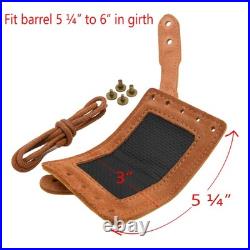No Drill Leather Rifle Sling with Gun Buttstock for Lever Action. 357.30-30