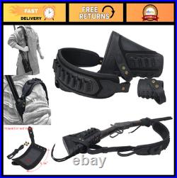 No Drill Leather Rifle Sling with Gun Buttstock for Lever Action Rifles. 357.30