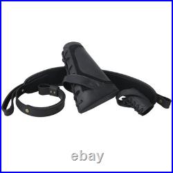 No Drill Leather Rifle Sling with Gun Buttstock for Lever Action Rifles. 357.30