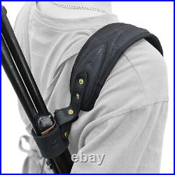 No Drill Needed Leather Hunting Rifle /shotgun Cheek Rest Stock Cover with Sling