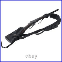 No-Drill Set Leather Rifle Buttstock, Sling Strap, Sling Loop. 22LR. 357.30-06