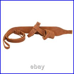 No Drill Set of Leather Rifle Harnessed, Sling Loop, Soft Sling for Hunting