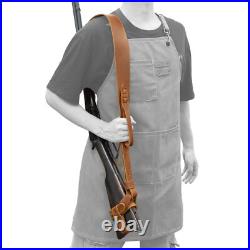 No Drill Set of Leather Rifle Harnessed, Sling Loop, Soft Sling for Hunting