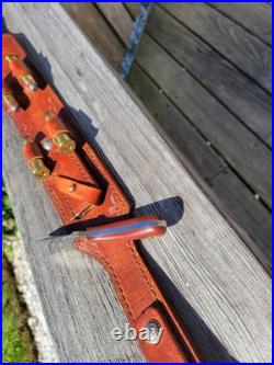North Brook Iron Custom 4570 Rifle Sling With optional Knife And Sheath