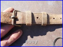 Norwegian Krag jorgensen model 1894 1912 original leather sling w studs Norway