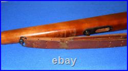 O. F. Mossberg 340KC. 22 S. L. LR WOOD STOCK with BUTTPLATE & LEATHER SLING #A1601