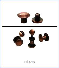 OUT of STOCK. Rivet 1/4 Copper Finished Leather Rifle Slings & Straps