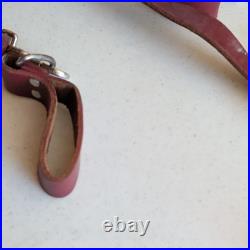 Occidental Leather Brown Leather Work Belt And Suspenders, Adjustable, Swivels
