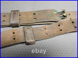 Orig WW1-WW2 Model 1907 leather rifle sling. 1917 dated. Smith Worthington. Rare