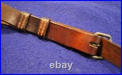 Original Beautiful Wwii Japanese Arisaka Rifle Leather Sling