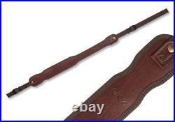 Original Ceska Zbrojovka Czech Hunting Leather Rifle slings Gun shoulder strap