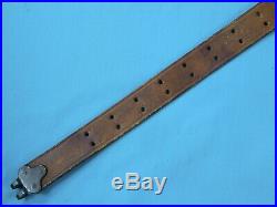 Original RARE US WW2 M 1907 Pattern Boyt 1944 Leather Rifle Sling