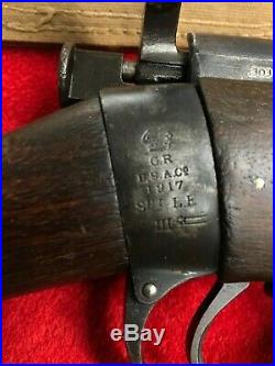 Original Vintage Lee Enfield 303 leather rifle sling 1914-1918 ww1 ww2