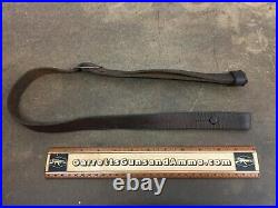 Original Vintage Marlin Firearms Brown Leather Rifle Sling 1