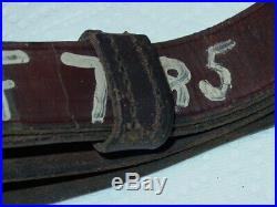 Australian Lithgow Enfield ShtLE 1907 Leather Rifle Sling - Dark Brown Reproduction