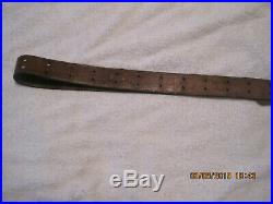 Original WWI US Army M1907 Leather Rifle Sling 1918 Dated G&K Graton Knight