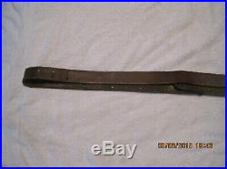 Original WWI US Army M1907 Leather Rifle Sling 1918 Dated G&K Graton Knight