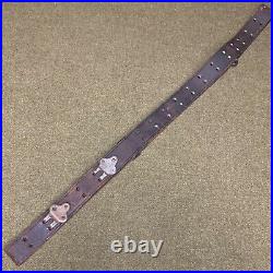 Original WWI US Military M1907 Leather Rifle Sling Maker Not Visible (#1)