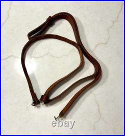 Original WWI WWII Leather Rifle sling, First Aid kit, Carry Strap, Holster