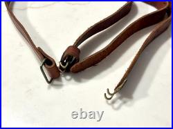 Original WWI WWII Leather Rifle sling, First Aid kit, Carry Strap, Holster