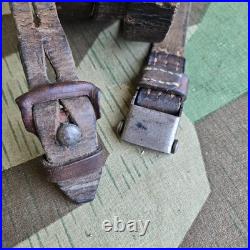 Original WWII German K98 G43 33/40 Mauser Leather Sling 1940 Dated ref. N117