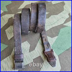 Original WWII German K98 G43 33/40 Mauser Leather Sling 1940 Dated ref. N117