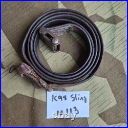 Original WWII German K98 G43 33/40 Mauser Leather Sling L&F Proofed ref. N113