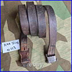 Original WWII German K98 G43 33/40 Mauser Leather Sling L&F Proofed ref. N113