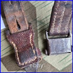 Original WWII German K98 G43 33/40 Mauser Leather Sling L&F Proofed ref. N113